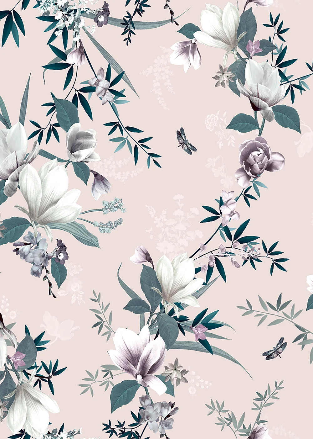 Muriva Lipsy Lotus Wallpaper - One Size Image 1