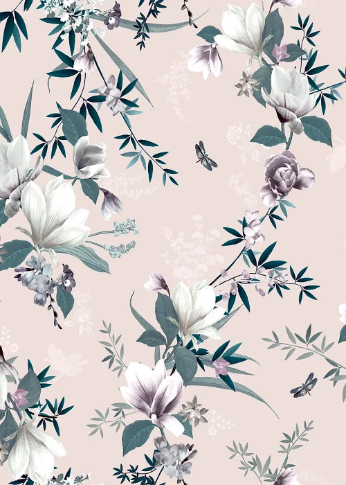 Muriva Lipsy Lotus Wallpaper - One Size Image 1