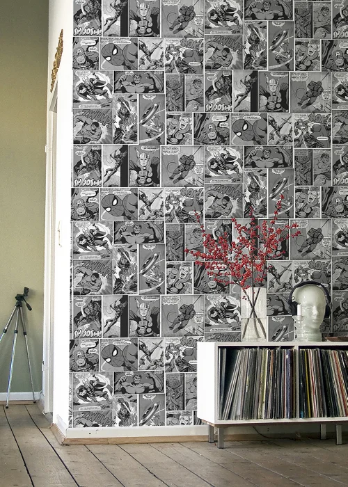 Marvel Comic Strip Wallpaper - One Size Image 2