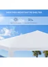 Outsunny Garden Gazebo Tent (2.7m x 2.7m) - One Size Image 4