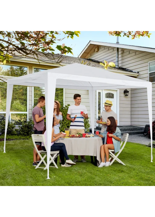 Outsunny Garden Gazebo Tent (2.7m x 2.7m) - One Size Image 2
