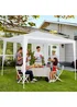 Outsunny Garden Gazebo Tent (2.7m x 2.7m) - One Size Image 2