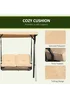 Outsunny 2 Seater Garden Swing Chair - One Size Image 5
