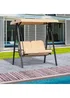 Outsunny 2 Seater Garden Swing Chair - One Size Image 2