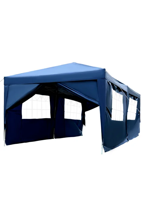 Outsunny Garden Pop Up Gazebo Wedding Tent (3x6m) - No Size Image 2