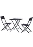 Outsunny 3 Pieces Outdoor PE Rattan Bistro Set - No Size Image 2