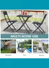 Outsunny 3 Pieces Outdoor PE Rattan Bistro Set - No Size Image 4