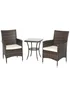 Outsunny Garden Rattan Furniture Bistro Set 3 PCs - No Size Image 2