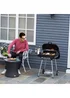 Outsunny Portable Charcoal Steel Grill Barbecue (96cm x 60cm x 83cm) - One Size Image 2