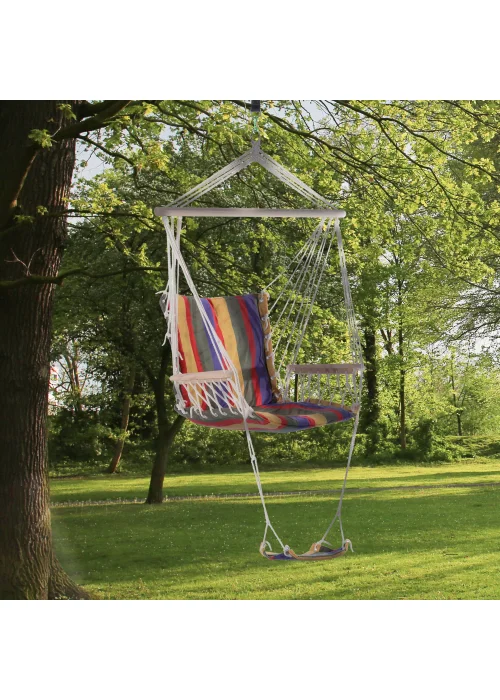 Outsunny Rope Hammock Swing Seat (57cm x 47.5cm) - One Size Image 2