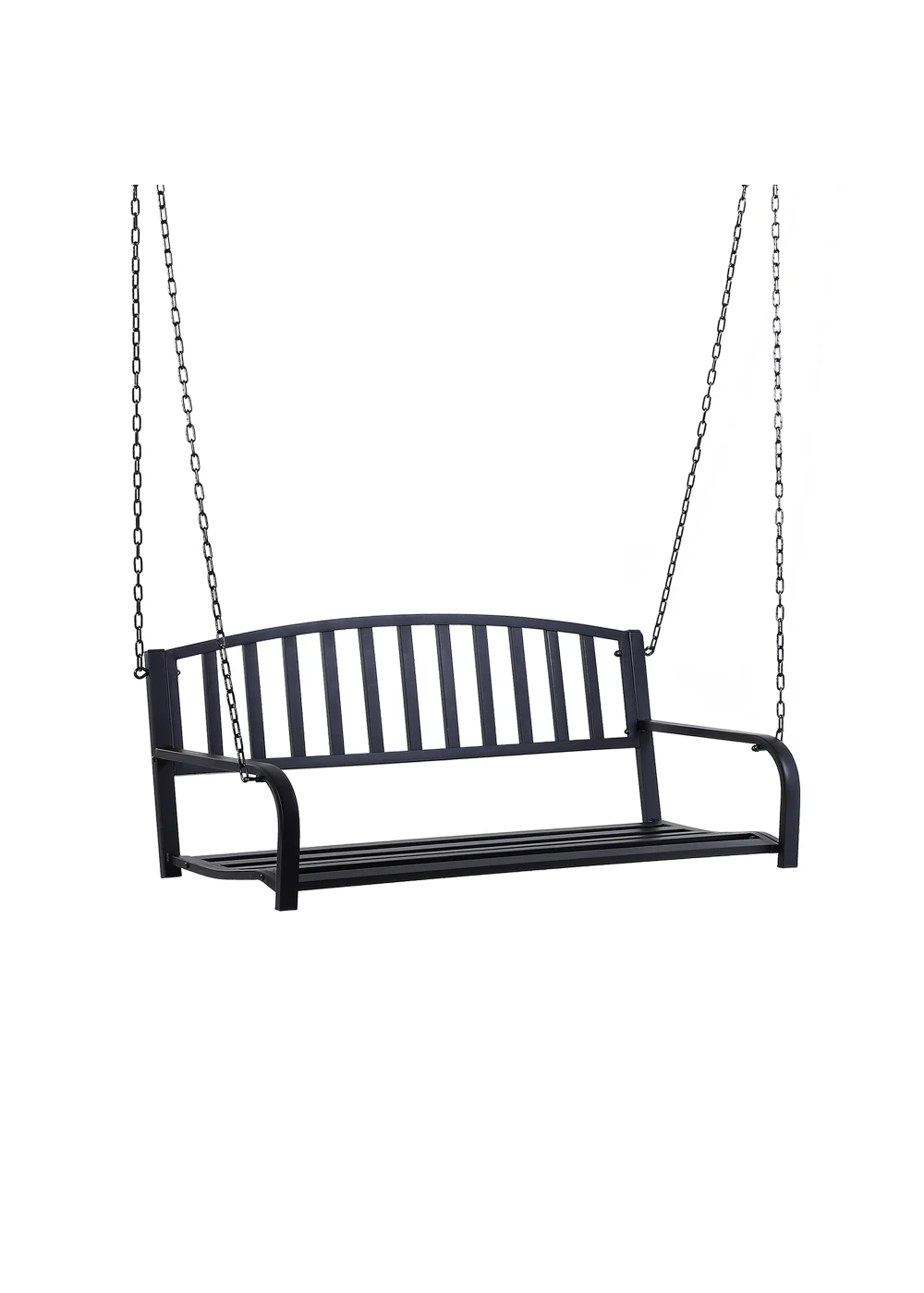 Outsunny 2 Seater Outdoor Swing Bench (127cm x 60cm x 53cm) - One Size Image 1
