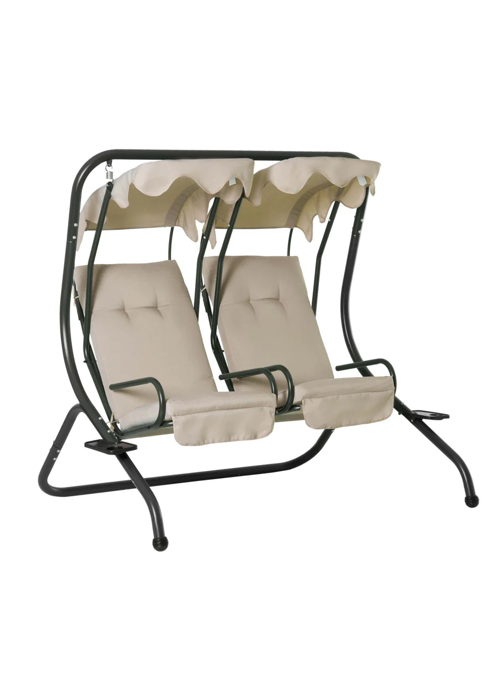 Outsunny 2 Seater Garden Swing Chair (170cm x 136cm x 170cm) - One Size Image 1