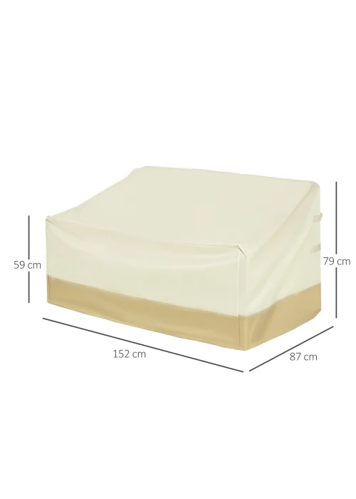 Outsunny 600D Oxford Cloth Furniture Cover 3 Seat Rattan Chair Protector Waterproof - No Size Image 3