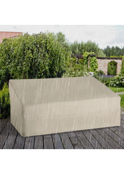 Outsunny Waterproof Outdoor Furniture Cover for Three Seater Sofa (218cm x 111cm x 101cm) - No Size Image 1