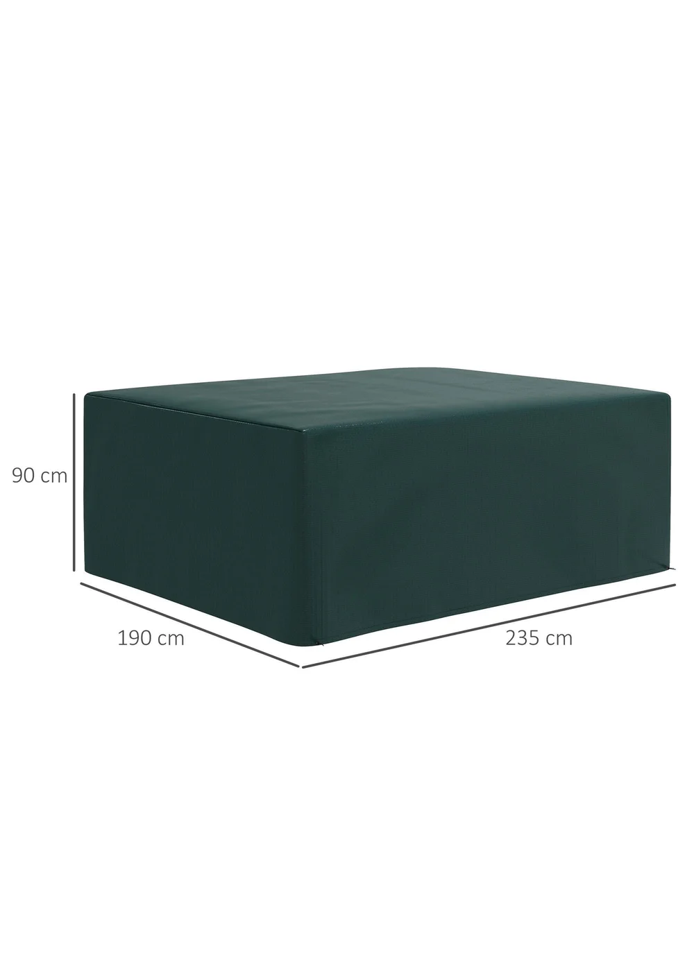 Outsunny Large Outdoor Furniture Cover (235cm x 190cm x 90cm) - No Size Image 3