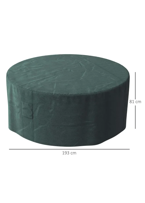 Outsunny Round Outdoor Furniture Set Cover (193cm x 80cm) - No Size Image 3