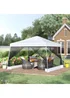 Outsunny Garden Pop Up Gazebo with Mosquito Net (2.6m x 3.6m) - One Size Image 1