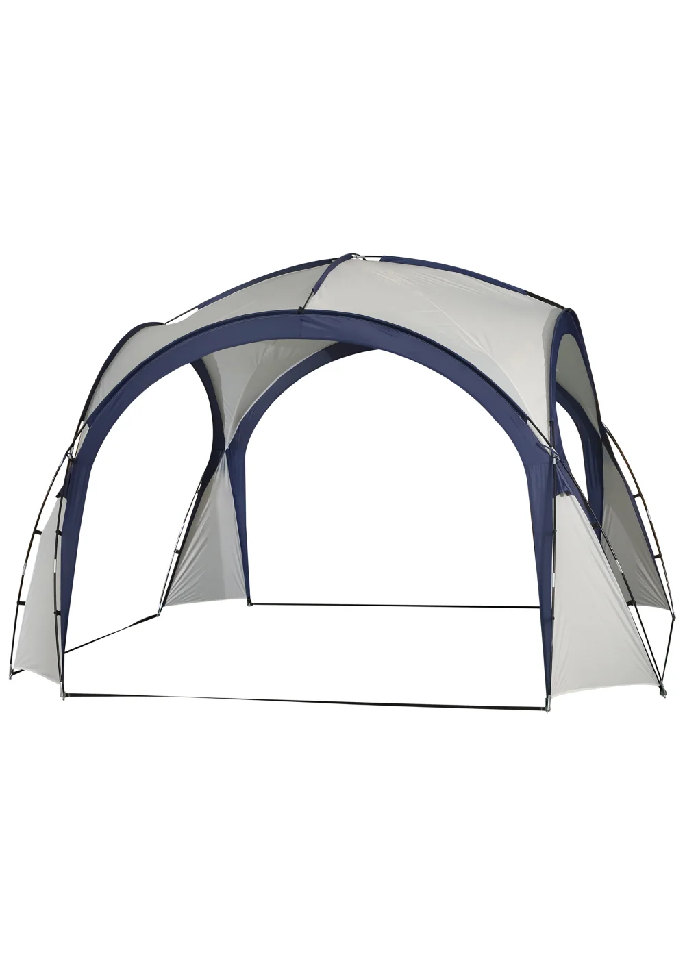 Outsunny Camping Gazebo Dome Tent (3.5 x 3.5M) - One Size Image 2