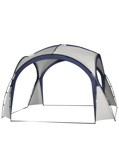 Outsunny Camping Gazebo Dome Tent (3.5 x 3.5M) - One Size Image 2