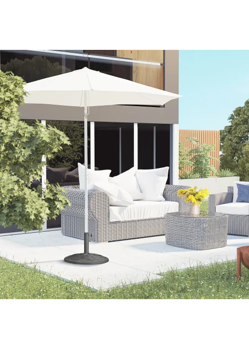Outsunny Resin Umbrella Base (54.5 x 33cm) - No Size Image 1