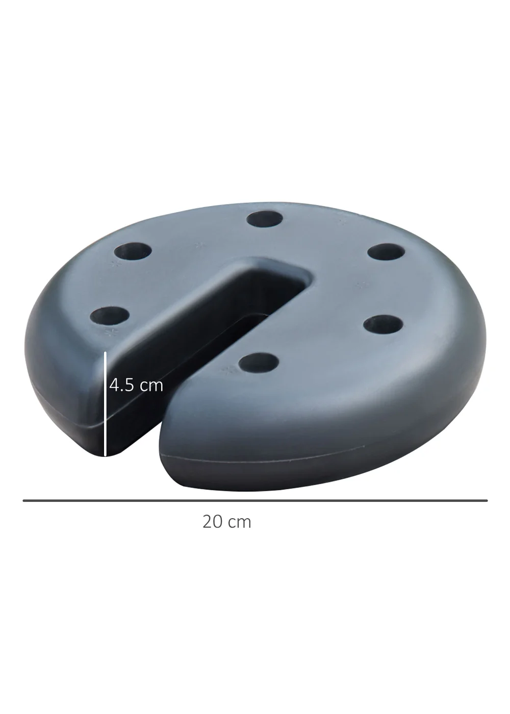 Outsunny Set of 4 PCs Gazebo Sand Weight Bag Bags Leg Weights Marquee Party Tent Canopy 8.8KG - No Size Image 3