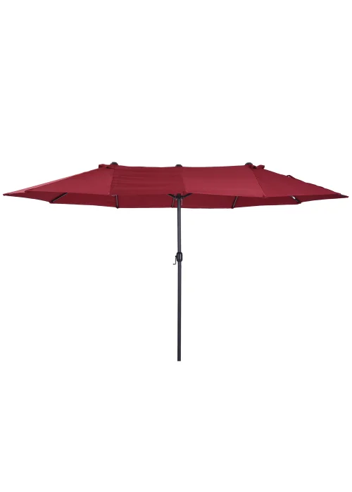 Outsunny Double-Sided Garden Parasol (4.6m) - NO BASE - No Size Image 2