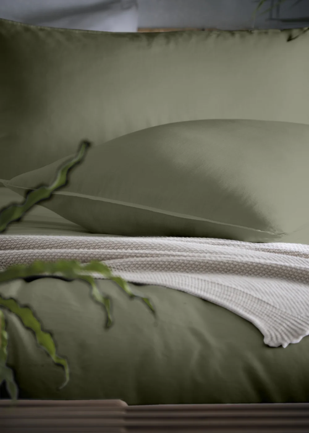 Appletree Cassia Khaki Duvet Cover Set - Double Image 4