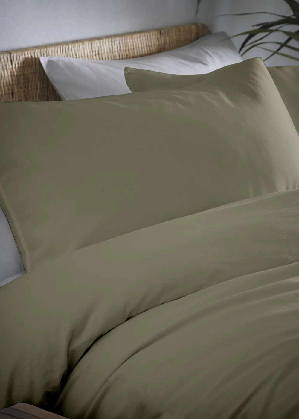 Appletree Cassia Khaki Duvet Cover Set - Double Image 2