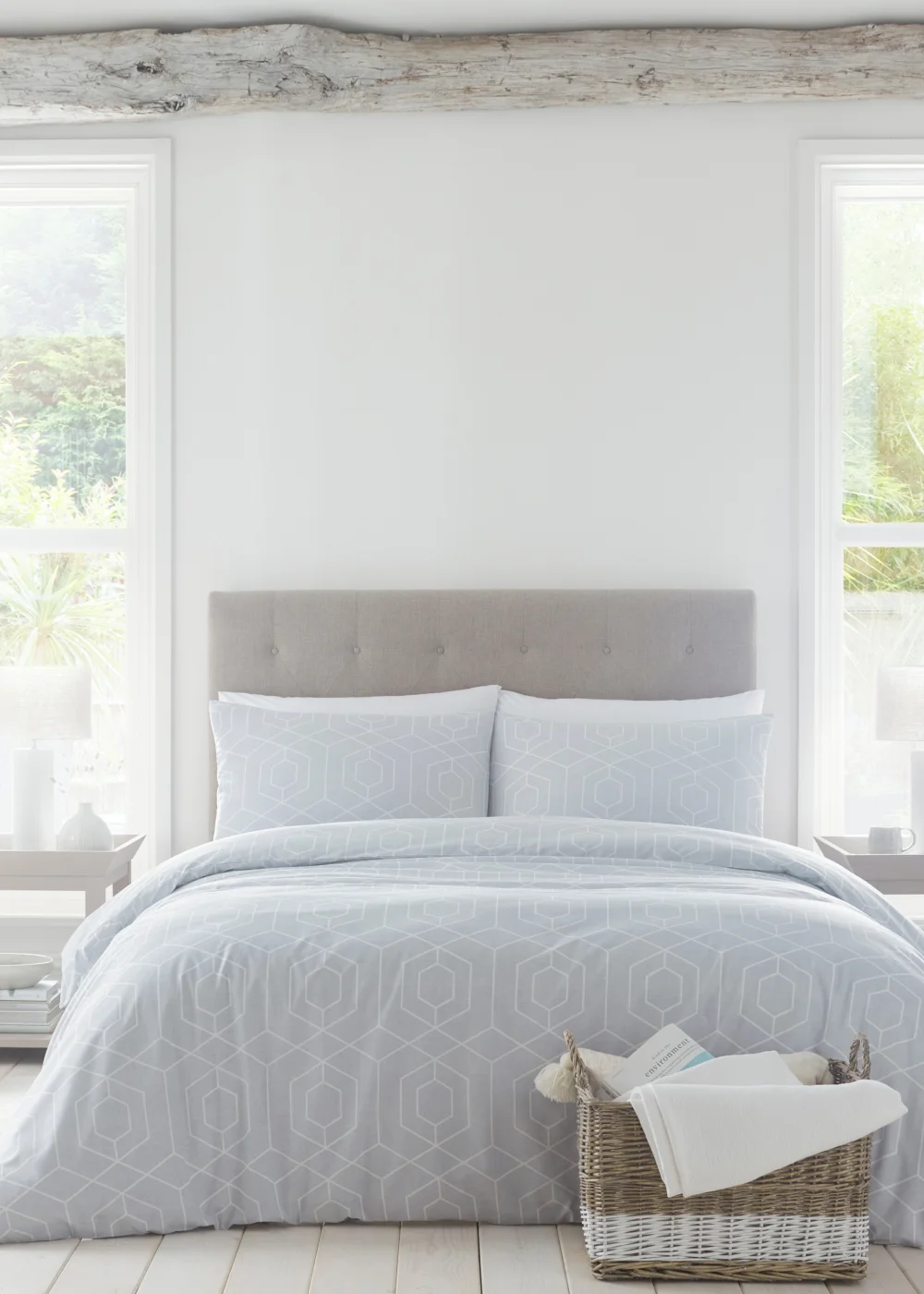 Drift Home Greenwich Eco Friendly Duvet Cover - Single Image 1