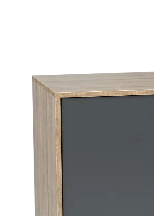 LPD Furniture Scandi Oak 2 Door Sideboard Grey (770x450x1250mm) - No Size Image 2