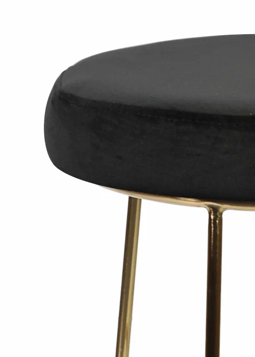 LPD Furniture Set of 2 Opera Bar Stool Black (735x0x465mm) - One Size Image 2