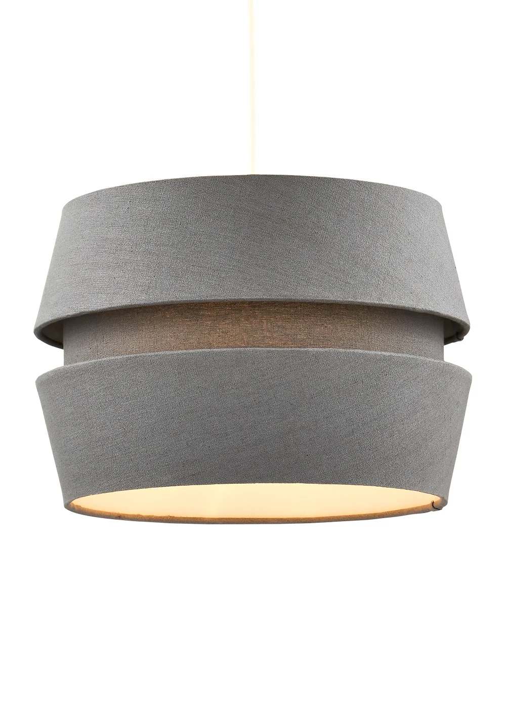 BHS Three Layer Linen Easyfit Shade Grey (21.5cm x 31cm) - One Size Image 3