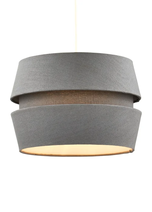 BHS Three Layer Linen Easyfit Shade Grey (21.5cm x 31cm) - One Size Image 3