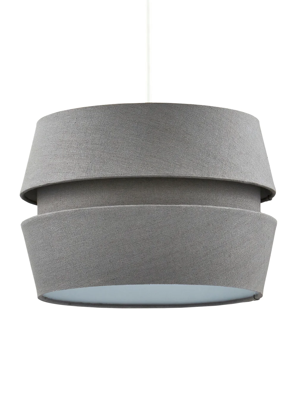 BHS Three Layer Linen Easyfit Shade Grey (21.5cm x 31cm) - One Size Image 1