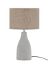 BHS Mini Marcus Grey Concrete Table Lamp (35cm x 20cm x 20cm) - One Size Image 1