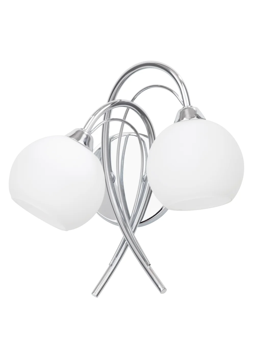BHS Soni 2 Bulb Wall Light (23cm x 25cm x 20cm) - One Size Image 4