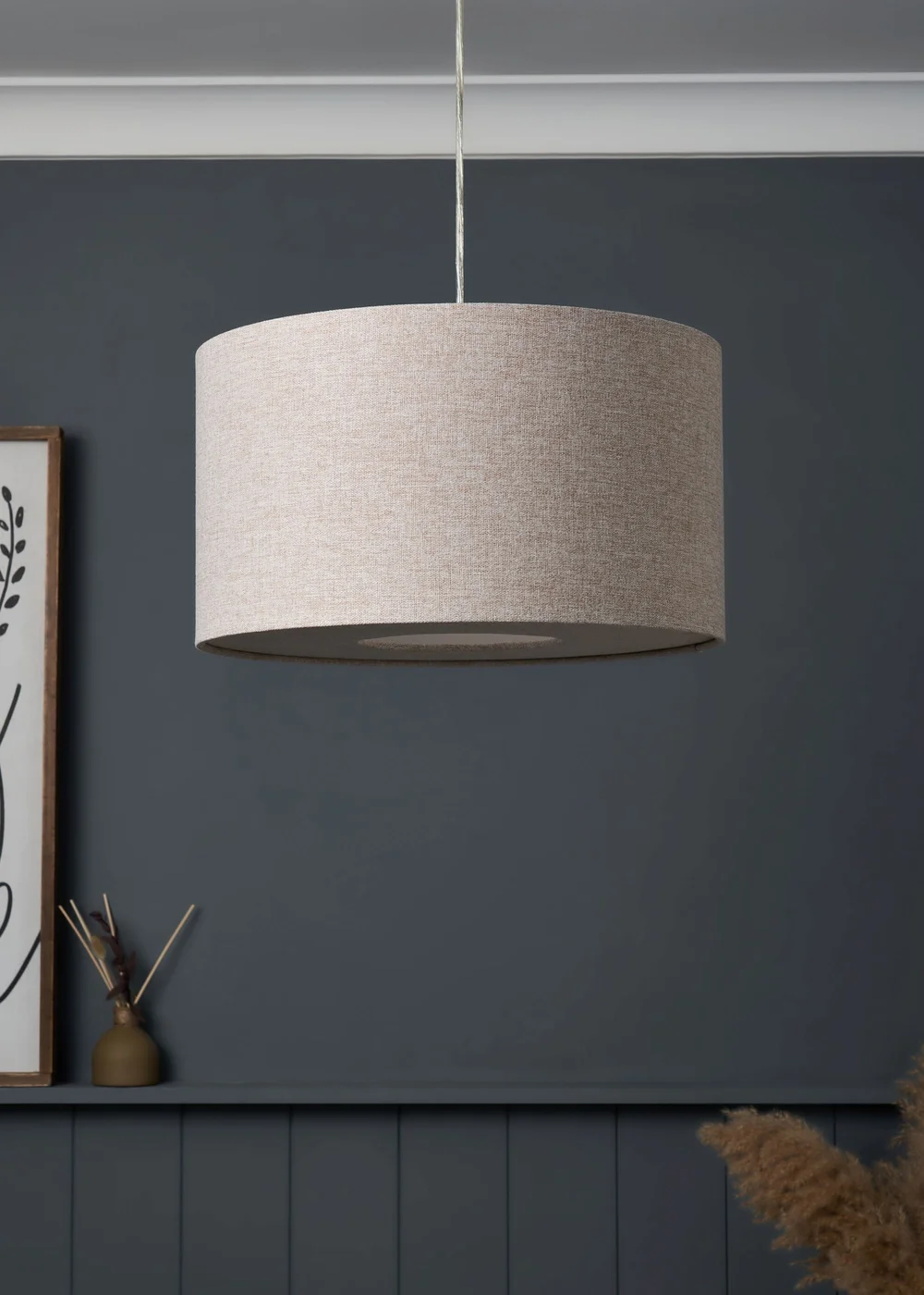 BHS Merle Easy Fit Light Shade (22cm x 39.5cm x 39.5cm) - One Size Image 2