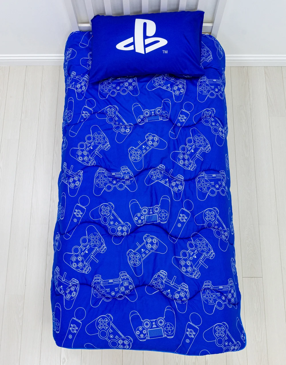 Rest Easy Sleep Better Playstation Lineup Coverless Duvet - Single Image 1