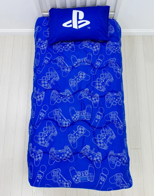 Rest Easy Sleep Better Playstation Lineup Coverless Duvet - Single Image 1