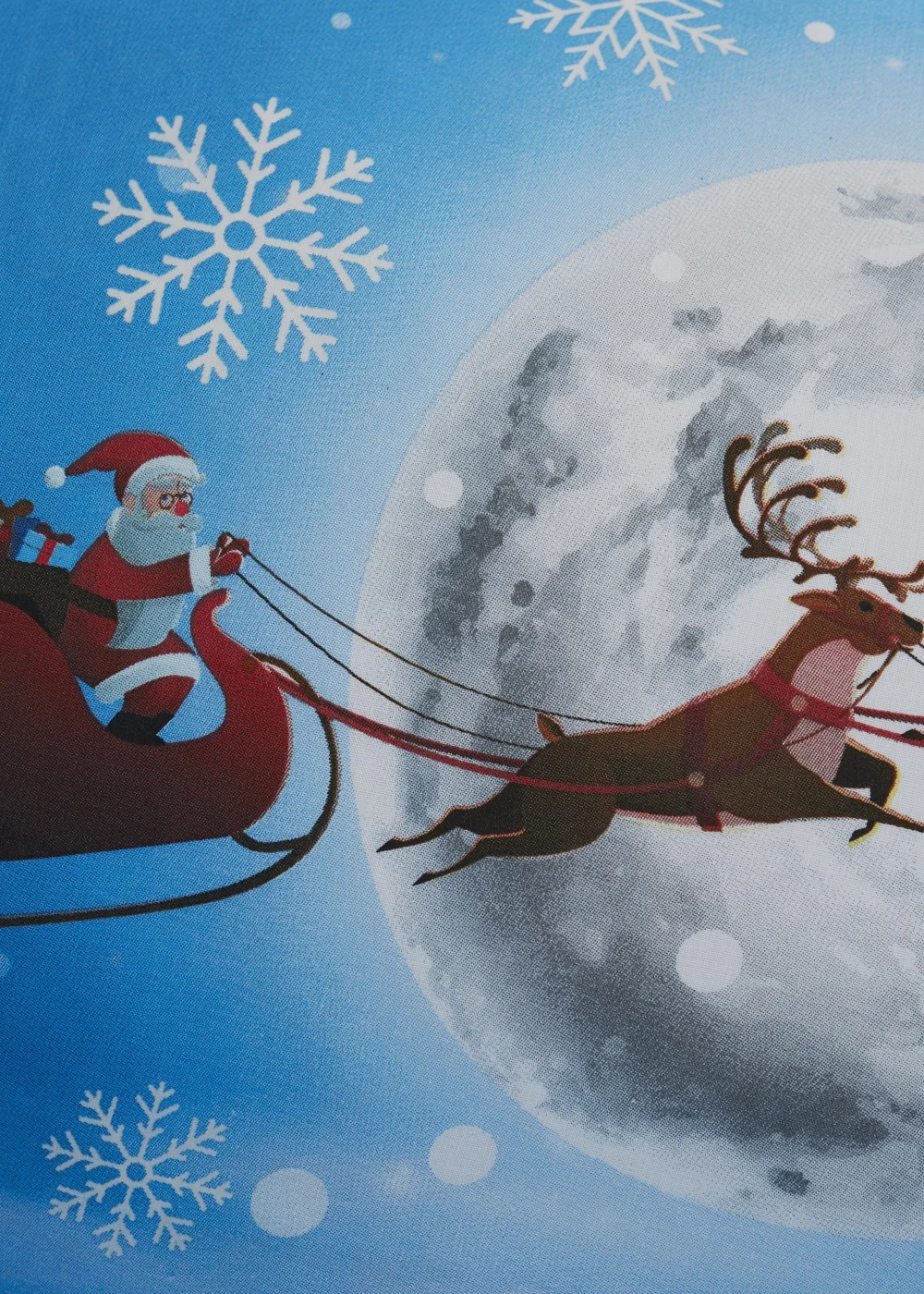 Bedlam Christmas Kids Santa Glow In The Dark Duvet Cover - Single Image 4