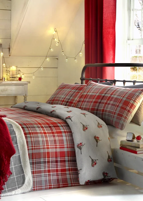 Fusion Christmas Robin Duvet Cover - Single Image 3