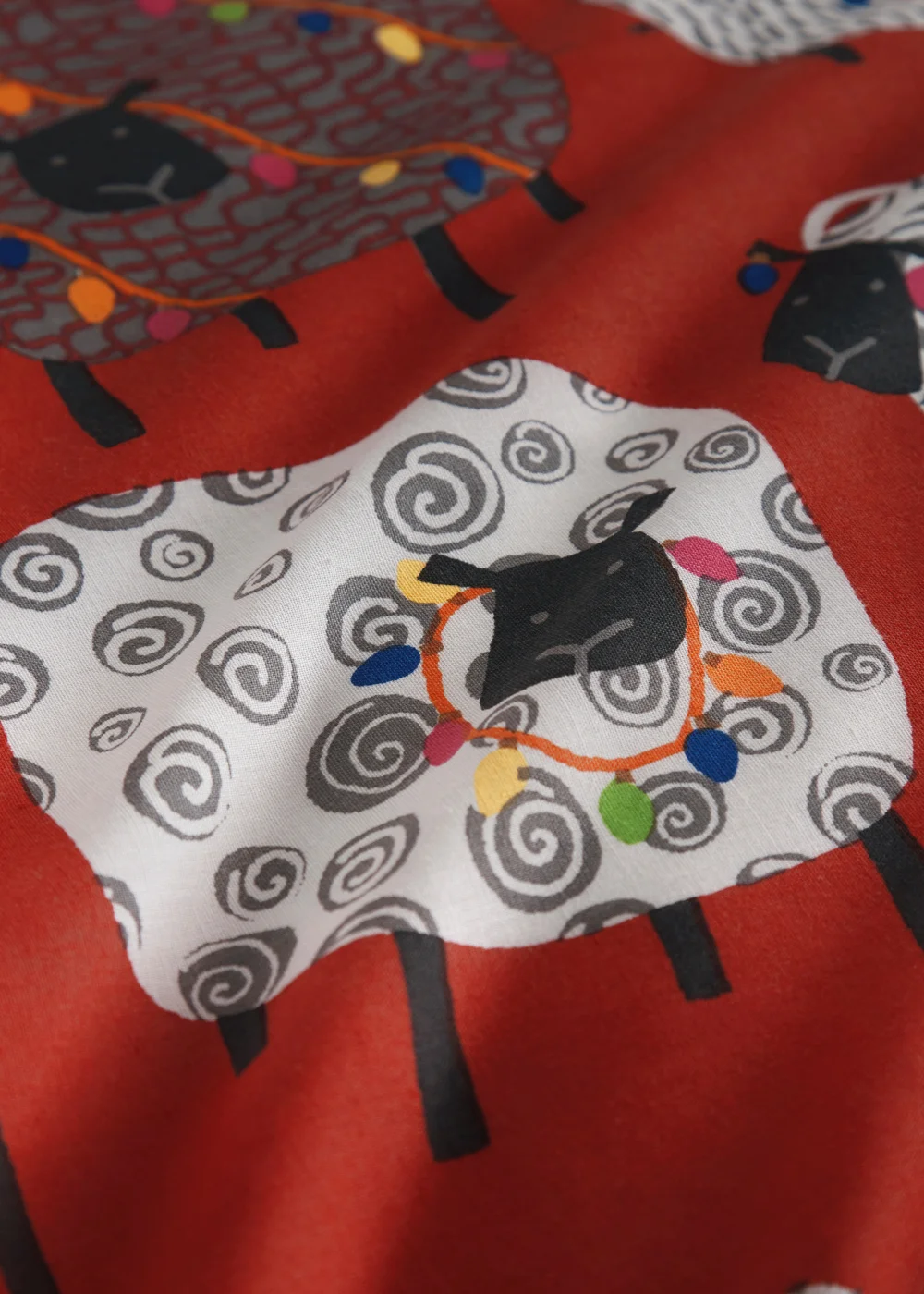 Fusion Christmas Dotty Sheep Duvet Cover - Single Image 3
