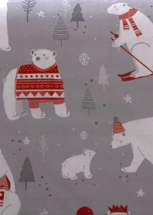Bedlam Polar Bears Easy Care Duvet Cover - Single Image 3