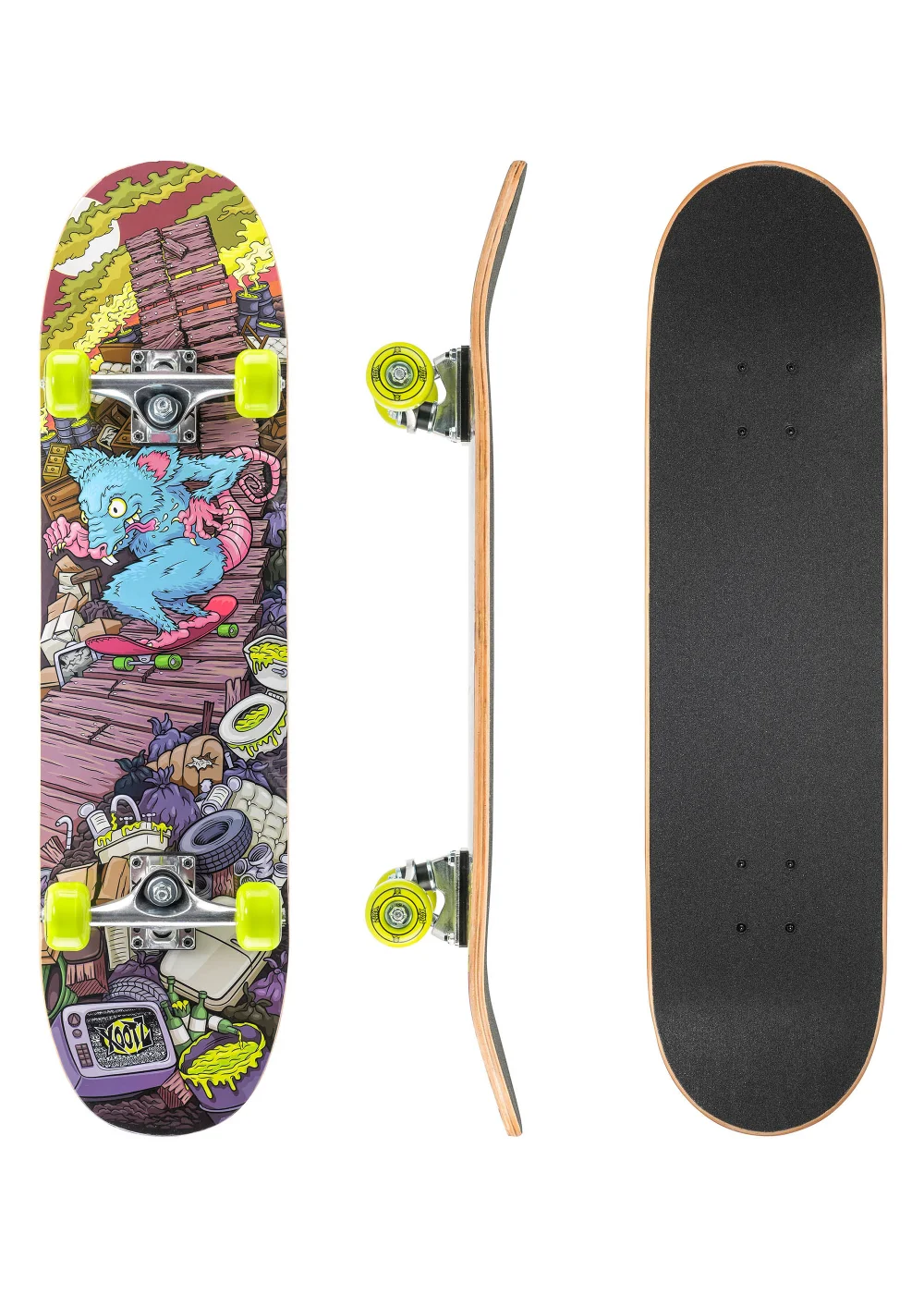 Xootz Rat Ramp Skateboard - One Size Image 1