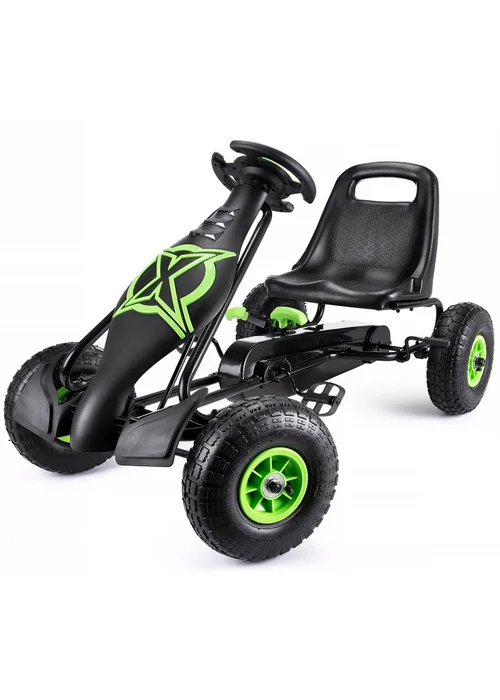 Xootz Viper Pedal Go Kart – Green & Black - No Size Image 3
