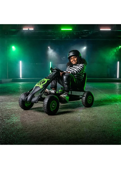 Xootz Viper Pedal Go Kart – Green & Black - No Size Image 2