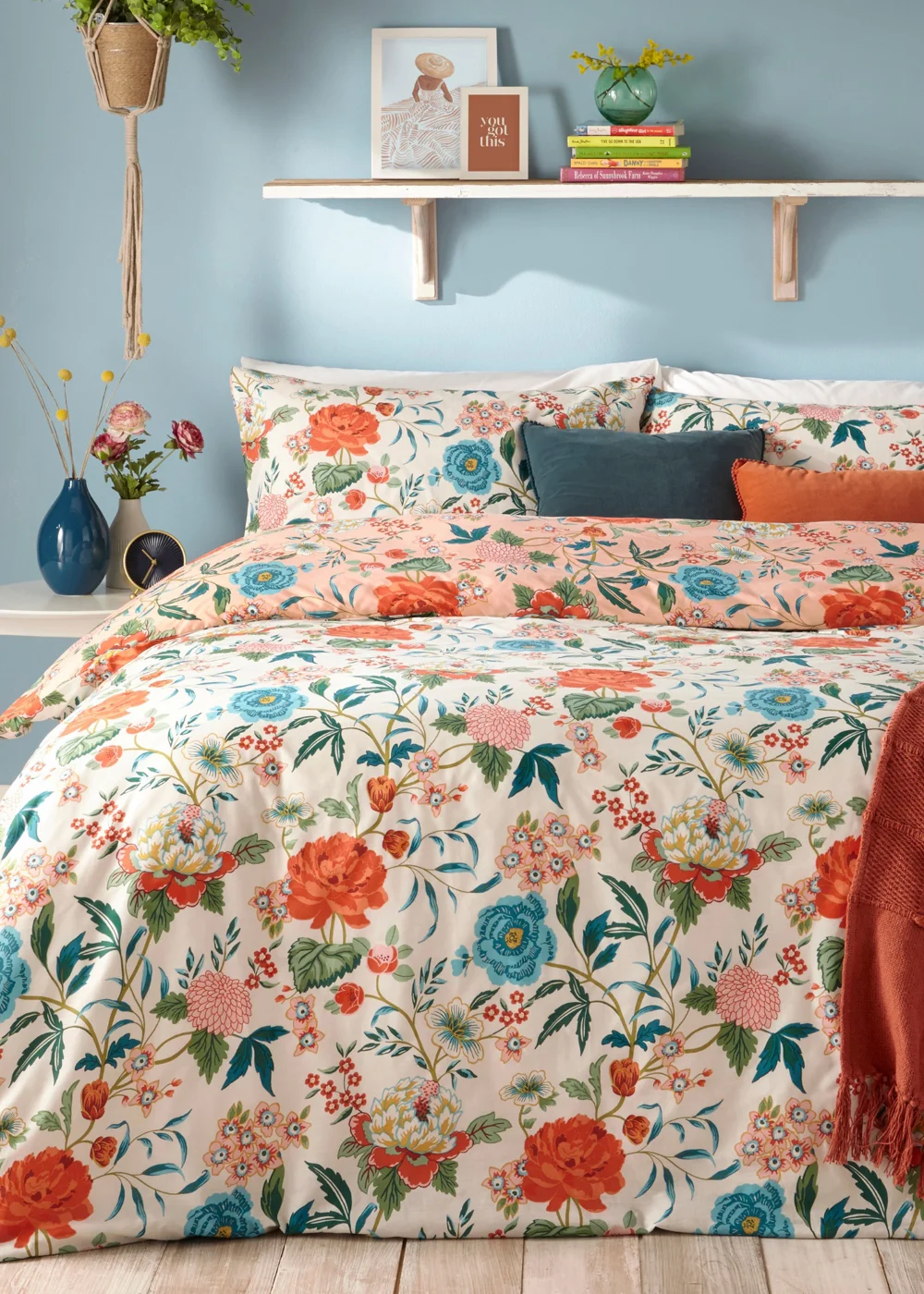 furn. Azalea Floral Duvet Cover Set - Single Image 2