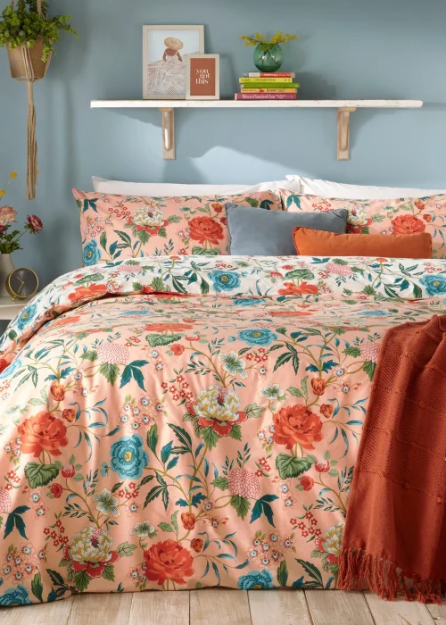 furn. Azalea Floral Duvet Cover Set - Single Image 1