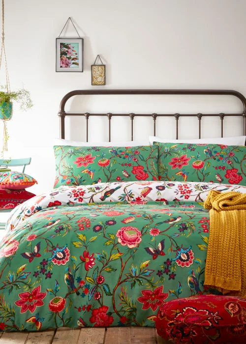 furn. Pomelo Tropical Floral Duvet Cover Set - Single Image 1