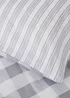 Bianca Fine Linens Check And Stripe Cotton Duvet Cover - Single Image 4